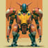 do anime style mecha robot illustrations