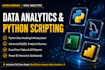 do data analysis using python pandas sql and power bi