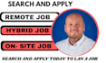help you and search and job remote on site