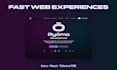 build a fast responsive landing page with astro react and tailwind CSS