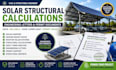 provide solar structural calculations engineering letters and permit documents