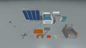 create low poly game ready 3d props for your game
