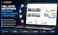 setup and optimize hostaway, guesty, lodgify and hospitable