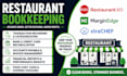 handle restaurant bookkeeping using restaurant365, marginedge, and xtrachef