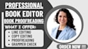 book editing and formatting, manuscript formatting and developmental book editor