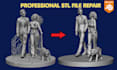 fix stl file 3d scan cleanup mesh repair modify 3mf optimize 3d model printing