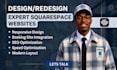 update squarespace website, be squaresapce expert, design, redesign squarespace