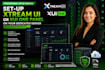 set up xtream UI or xui one panel on your dedicated server with m3u playlist