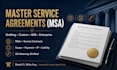 prepare professional master service contracts and b2b
