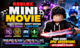 do video editing, roblox mini movie, script writing, gfx, voice over