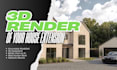 create a realistic 3d render of your house extension