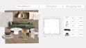 create moodboard, floorplan and shopping list for your space