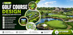 design 2d 3d golf course, mini golf, putting green, golf simulator and landscape