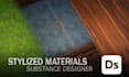 create custom stylized tileable procedural materials in substance designer