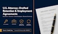 draft a legally binding key person retention agreement