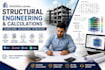 do structural engineering design and calculations