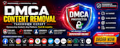 remove takedown harassing defaming copyright infringing content under dmca