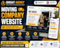 moving company website, moving services website, movers website, relocation