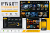 develop iptv apps, ott video streaming apps with middleware and admin panel