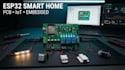 create esp32 smart home automation pcb, iot controller and embedded system
