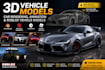 create 3d vehicle models, car rendering, animation and roblox vehicle models
