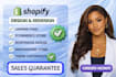 design shopify dropshiping for branded store