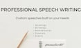 write an unforgettable speech for your events