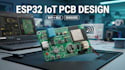 design wireless iot pcb with esp32, sensor, wifi and bluetooth
