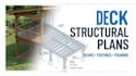 design deck structural plans framing beams and footings