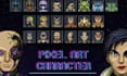 create pixel art characters battle sprite overworld sprites and pfp animation