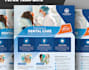 design dentist flyer graphic design