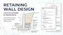 design retaining walls with structural calculations and drawings