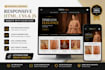 create responsive HTML , js and CSS website with clean code