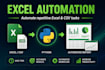 automate excel CSV and data processing tasks with python
