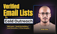 build a verified b2b email list for cold email campaigns