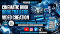 create a cinematic book trailer video to promote your novel