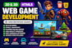 do 2d and 3d html5 web game development, web browser games