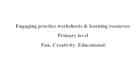 create engaging worksheets, activities and learning resources for kids