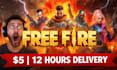 design free fire gaming youtube thumbnail in 12 hours