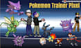 create pokemon pixel character, battle sprite, sprite sheet, pokemon trainer