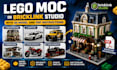 design custom lego moc in bricklink studio with 3d model and PDF instructions