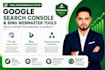 set up google search console, bing webmaster and XML sitemap