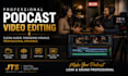professionally edit your video podcast with captions and engaging visuals