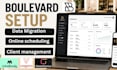 do boulevard setup, configuration, data migration, and calendar booking setup