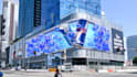 create 3d billboard animation and anamorphic cgi advertising