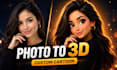 turn your photo into a custom 2d or 3d cartoon character