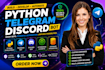 build telegram bot web scraping python script discord bot ai automation bot