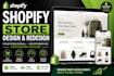 design, redesign a professional shopify store that convert