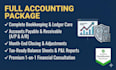 provide full package accounting and monthly bookkeeping