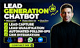 create a manychat lead generation chatbot